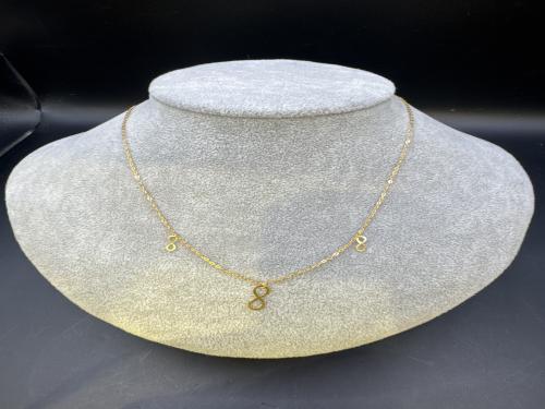 عقد الاڤنتي شوكر عيار ٢١ وزن ١.٦٨