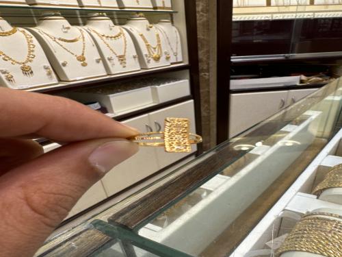 خاتم انيق عيار 21