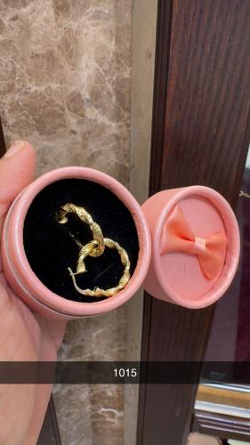 حلق ايطالي دائري عيار ١٨