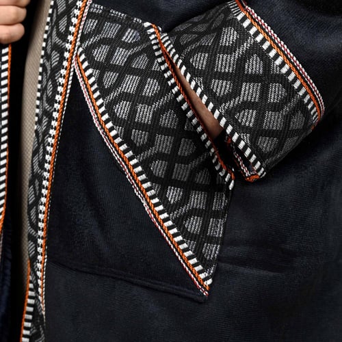 فروة سدو مخمل قبوع كحلي