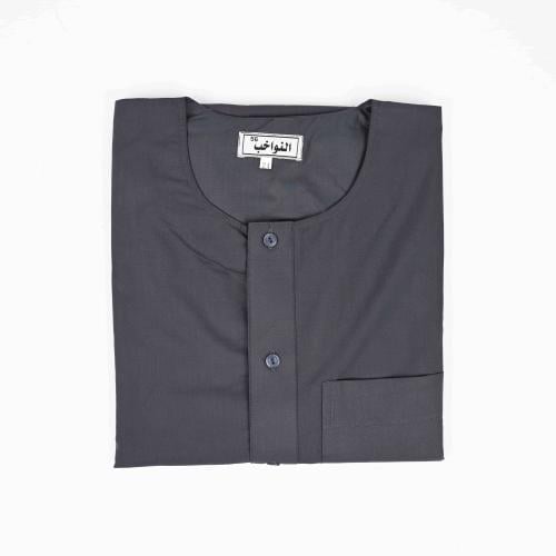 ثوب منزلي رجالي النواخب زرار مقاس خاص