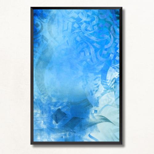 Wall art print Arabic calligraphy art like graphic