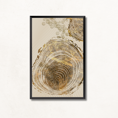 لوحة جدارية ذهب