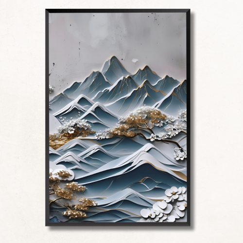 لوحة جدارية طبيعة واشجار 3D مطبوعة