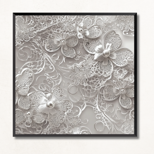 لوحة جدارية ثري دي مطبوعة 3D