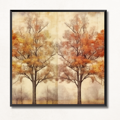 لوحة جدارية فصل الخريف