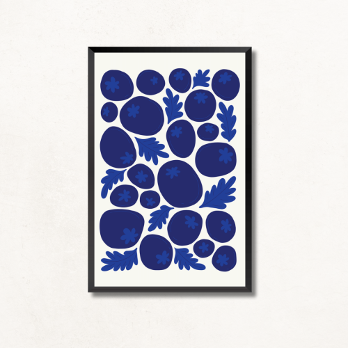 لوحة جدارية تجريدية