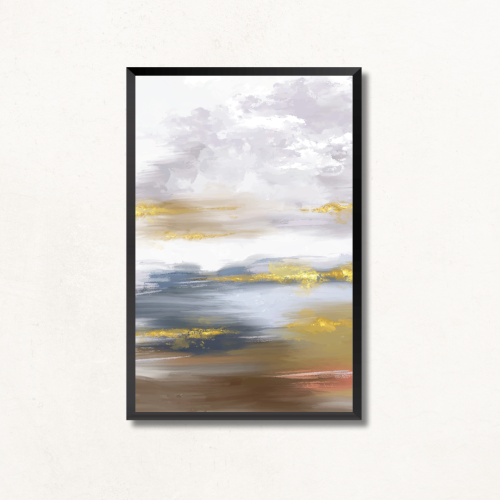 لوحة جدارية تجريد من الطبيعة