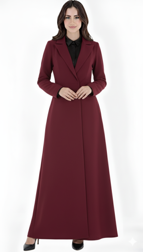 عباية - عنابي