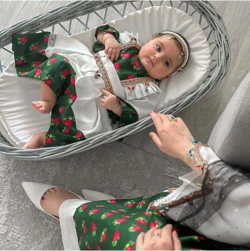 فستان اطفال شالكي