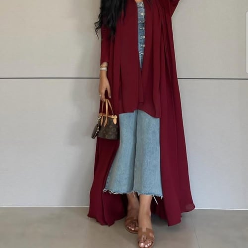 عباية نوع القصه تربل كلوش