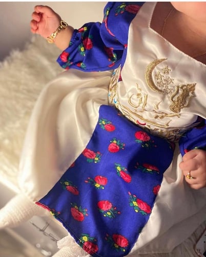 فستان شالكي رمضان للاطفال بالاسم