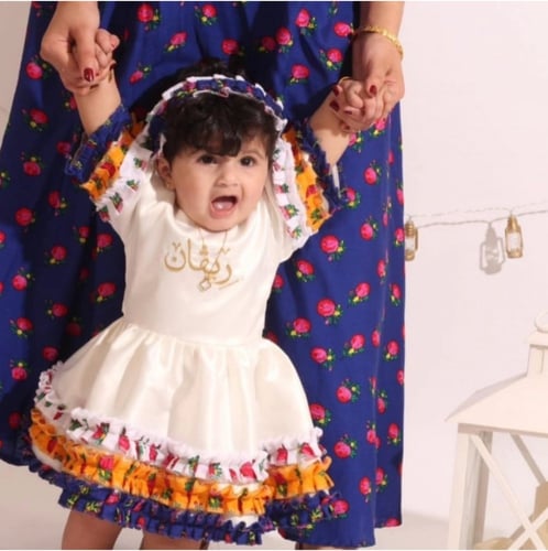 فستان اطفال شالكي