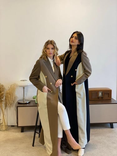 عباية بليزر بثلاث الوان