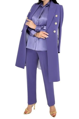 بالطو كلاسيك - بنفسجي