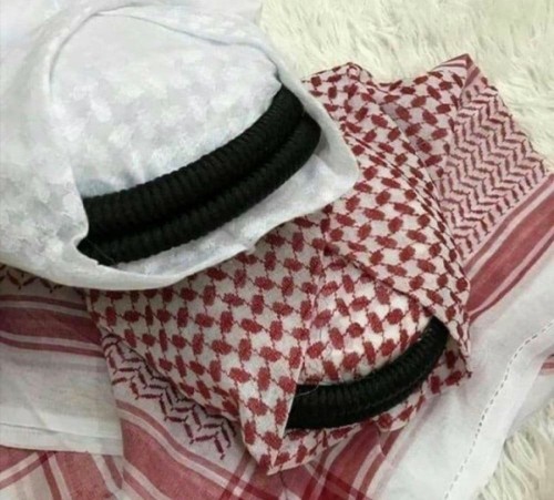 شماغ مع عقال مخيط للاطفال
