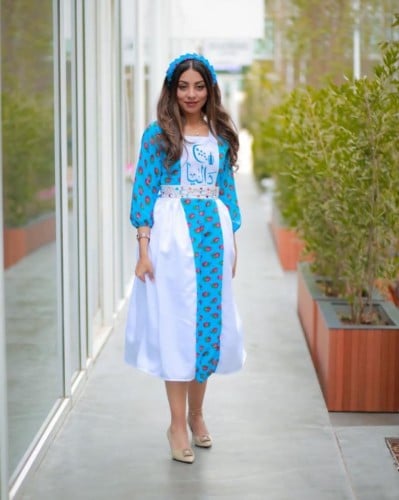 فستان شالكي نسائي