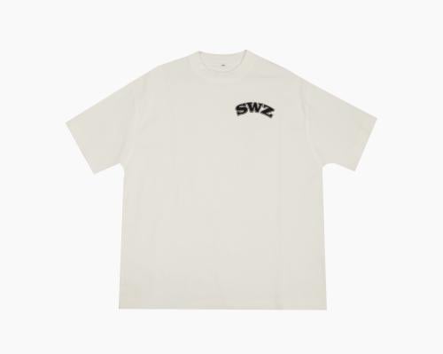 White t-shirt for the warrior boy SWZ