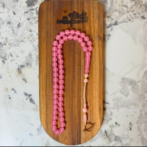 مسباح نسائي لون وردي كركوشة تفصال