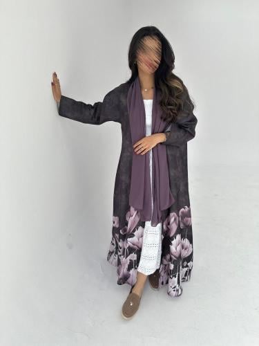 عباية ملونة خليجية