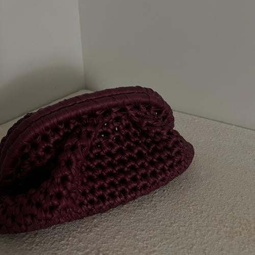 Burgundy Clutch