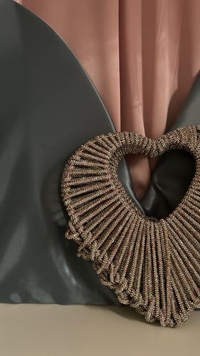 Heart Crystal Bag