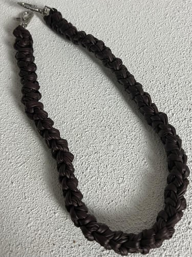 Brown matte strap