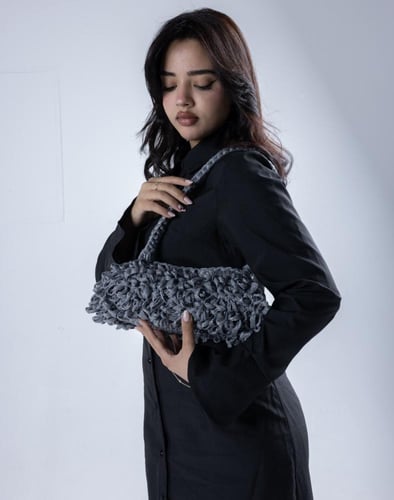 Fancy Clutch | رمادي