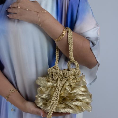 Wavy Bag | شنطة موج ذهبي