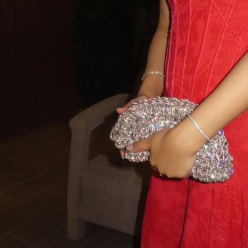 Crystal clutch