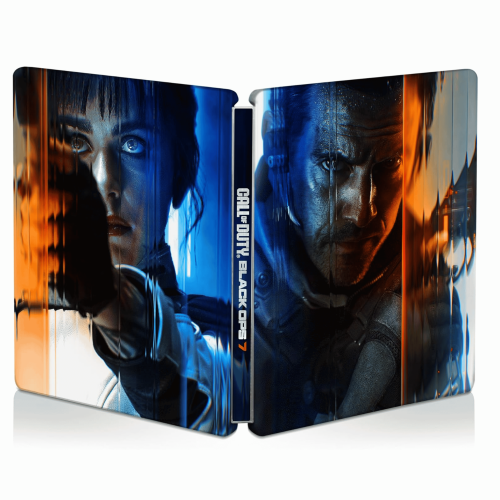 غلاف ستيل بوك بلاك اوبس 7 بدون اللعبة - مستعمل - Call of Duty: Black Ops 7 Bundle Steelbook PS5 (KSA Version)