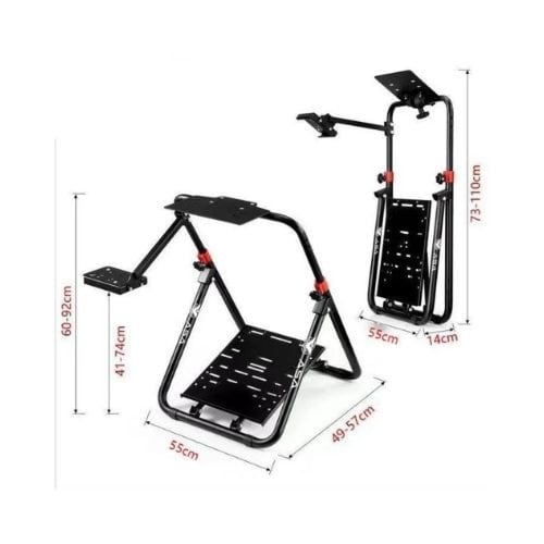 فاعدة محاكاة القيادة معدنية للدركسون قابلة للطي "ت...