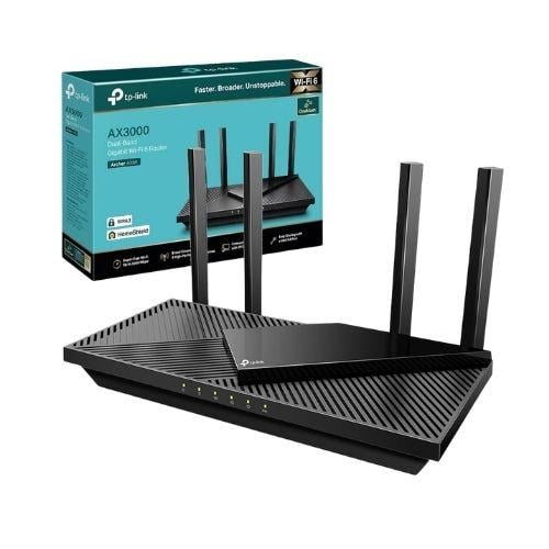 تي بي لينك راوتر واي فاي 6 (AX3000 Archer AX55)