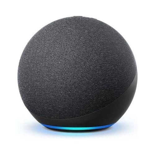 أليكسا ايكو دوت الجيل الخامس - مع ساعة "لون أسود"