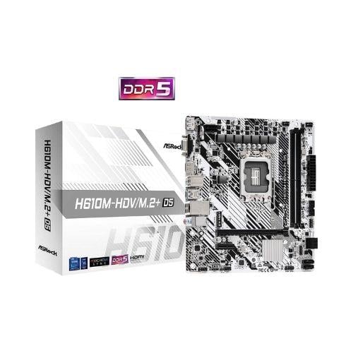 لوحة أم أسروك "مذربورد" (ASRock H610M-HDV/M.2+ D5)