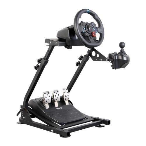 فاعدة محاكاة القيادة معدنية للدركسون قابلة للطي "ت...