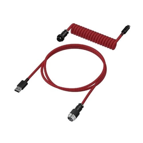 هايبر اكس كيبل لولبي من USB-C إلى USB-A