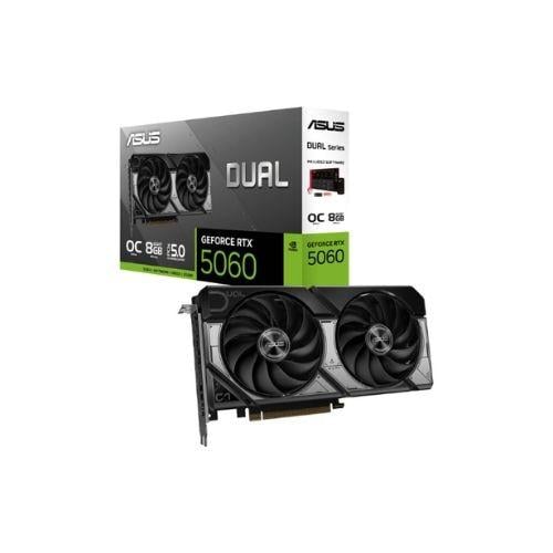 كرت شاشة 5060 أسود (Asus RTX 5060/8GB/OC Edition)