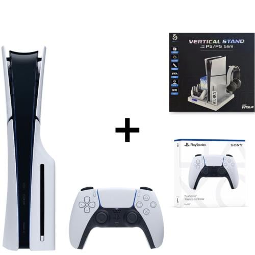 Sony PlayStation 5 Slim Disc Edition + Extra Controller + Stand