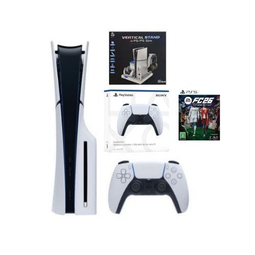 جهاز سوني بلايستيشن 5 سليم نسخة الأقراص (سوني5)+ ق...