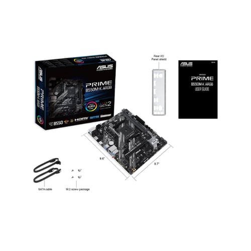 مذربورد ASUS PRIME B550M-K ARGB