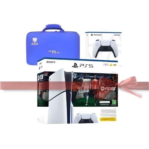 جهاز سوني بلايستيشن 5 سليم (منفذ الأقراص) + يد تحك...