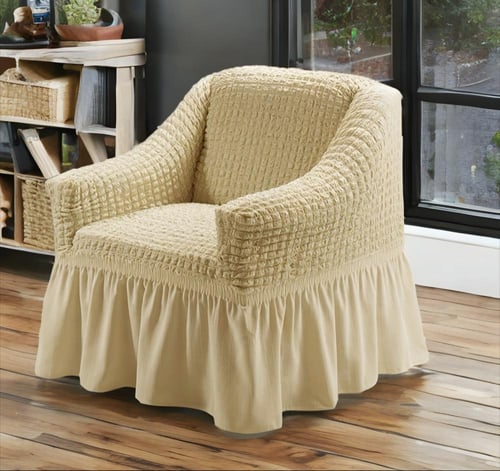 لبس كنب 1 قطعه مفرد قماش كريش تركي