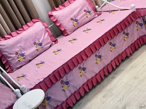 شراشف زمان الطيبين بقماش لنن ثقيل