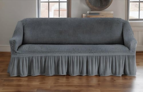 لبس كنب 1 قطعه 3 نفر قماش كريش تركي