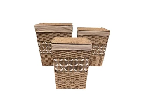 طقم سلل غسيل خوص