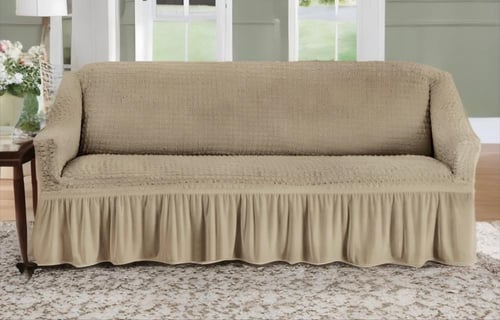 لبس كنب 1 قطعه 3 نفر قماش كريش تركي