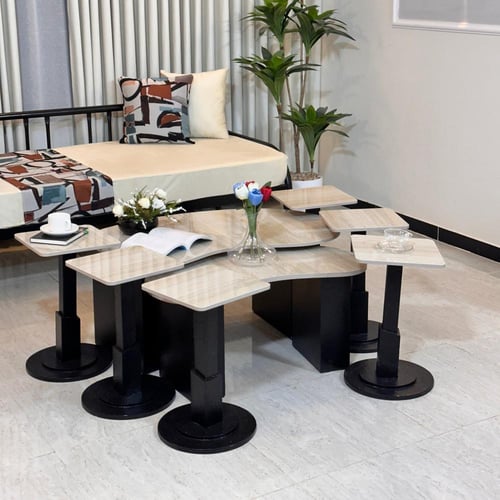 طقم طاولات فاخر 8 قطع