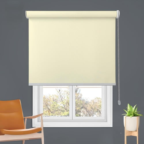 ستارة رول بلاك اوت ساده عازلة 100% للضوء والحراره