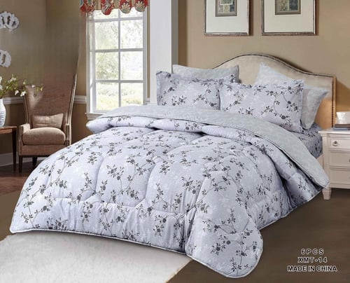 مفرش نوم صيفي نفرين 6 قطع ورق اشجار